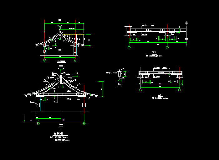 古建筑全套CAD设计施工图7
