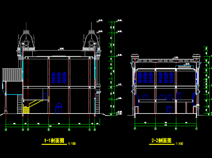 欧式酒店建筑CAD设计施工图6