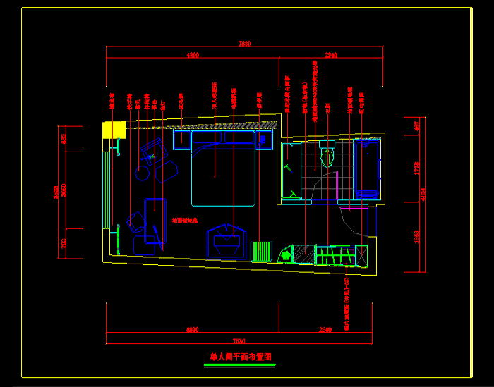 某小区房屋设计CAD施工图