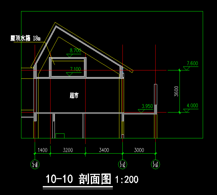 房屋建筑设计CAD施工图图纸