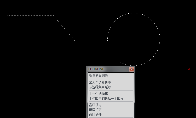 选择要合并的其他多段线