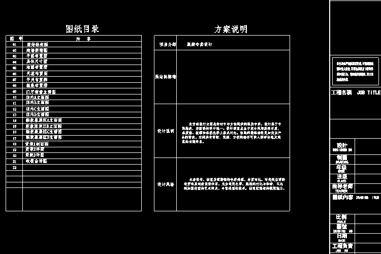 服装专卖店装饰设计预结算报价表（含CAD图纸、工程量计算式）