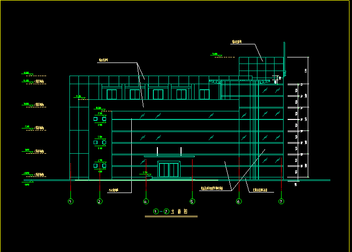 大楼立面图