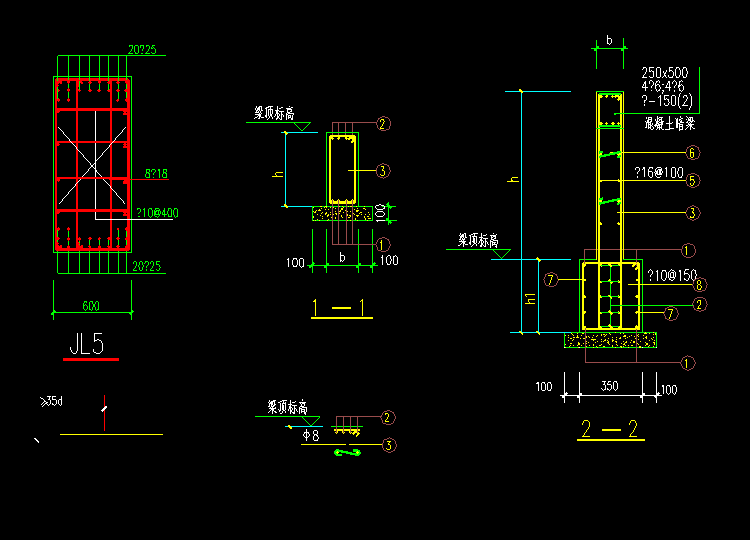 钢筋结构厂房设计CAD施工图