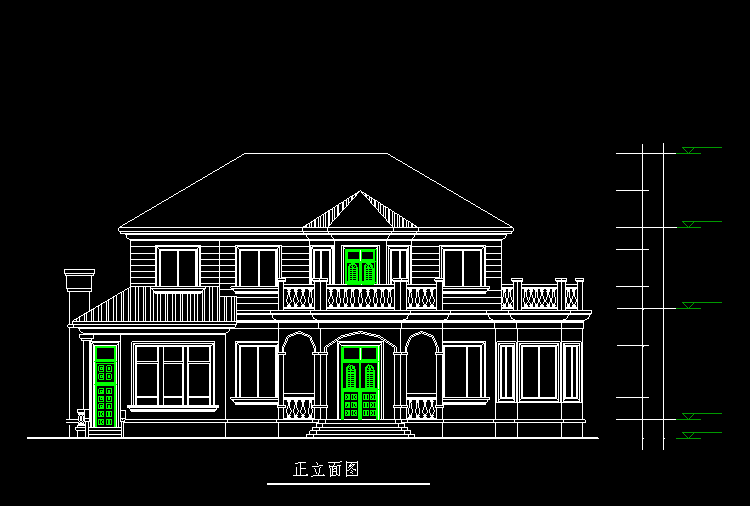 经典别墅装饰CAD设计