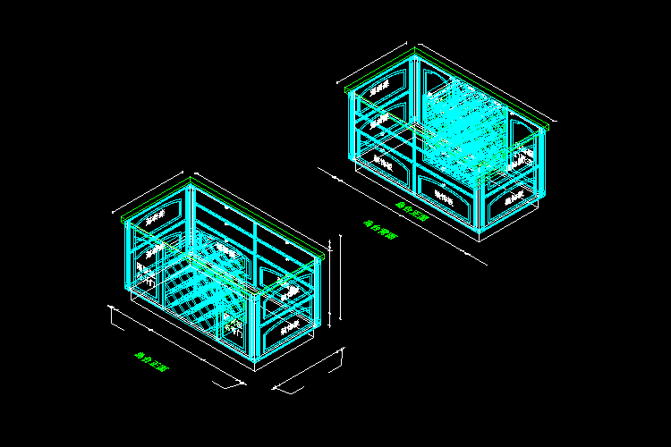 CAD图纸大全柜类整理-柜类设计CAD设计图