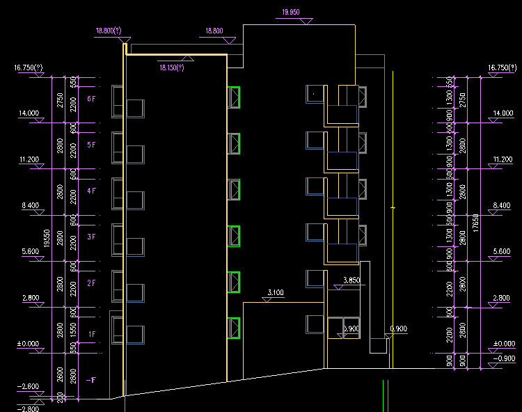 CAD别墅设计图纸施工图