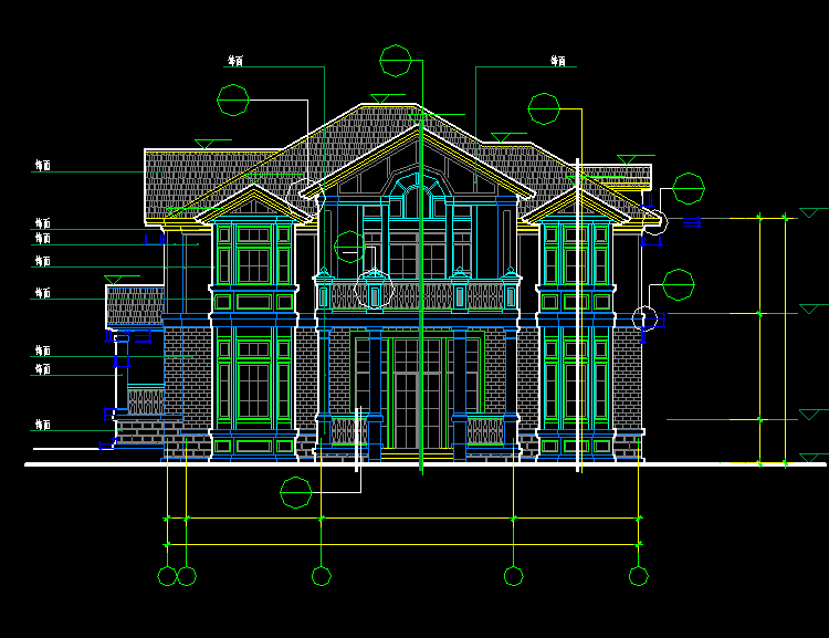 建筑设计结构CAD施工图
