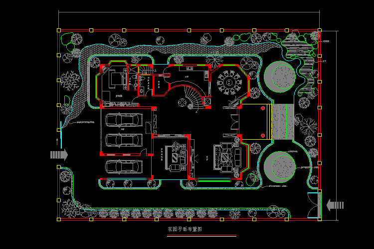 海景花园别墅装修CAD设计施工图