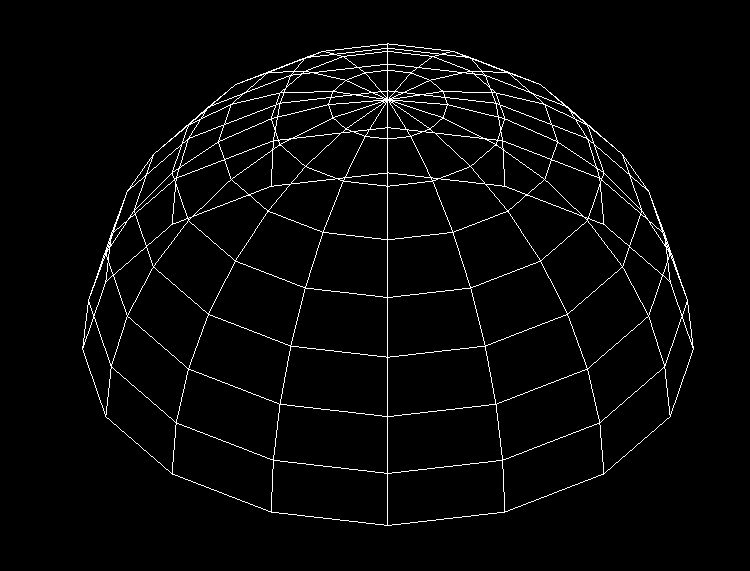 三维立体图形圆顶效果图