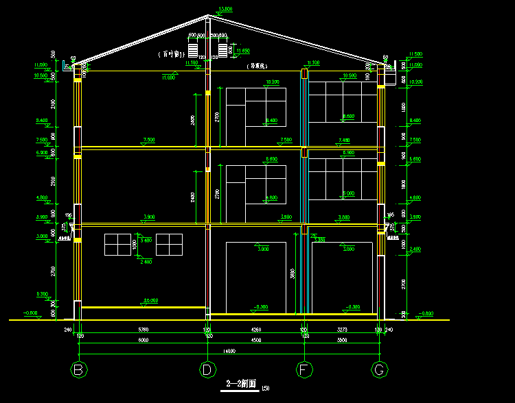 CAD全套别墅设计CAD图纸施工图