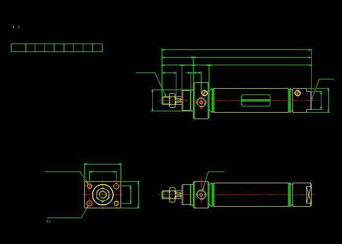 气缸CAD图纸3