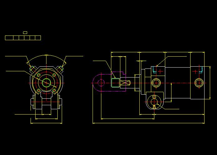 气缸CAD图纸6