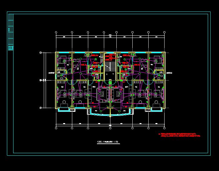半岛别墅山庄建筑结构设计CAD施工图3