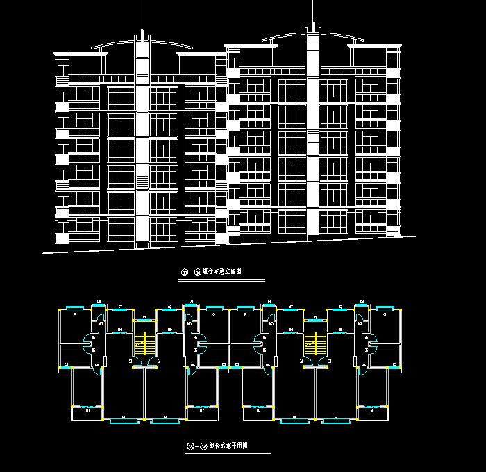 1200套高层住宅CAD建筑图纸施工图3