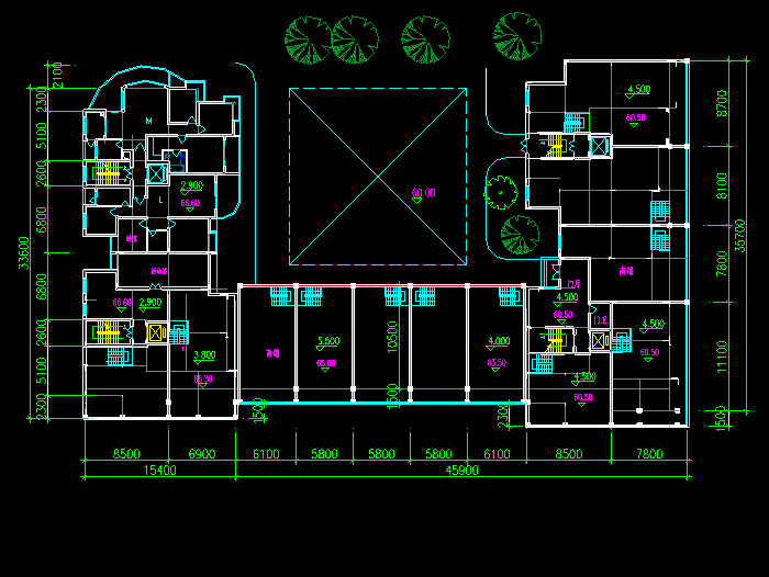 某花园多层住宅设计CAD施工图3