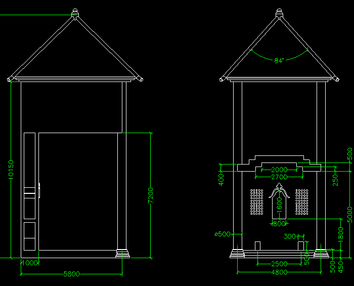 某度假村别墅设计建筑CAD施工图2