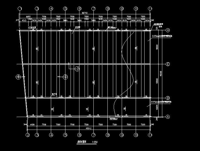 某公司钢筋结构设计CAD施工图5