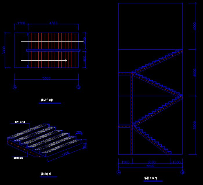 某弧形办公楼框架结构设计CAD施工图6