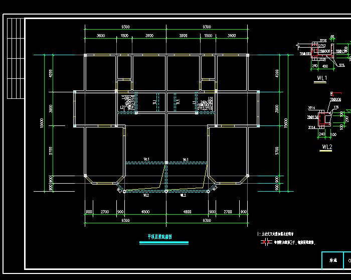 半岛别墅山庄建筑结构设计CAD施工图7