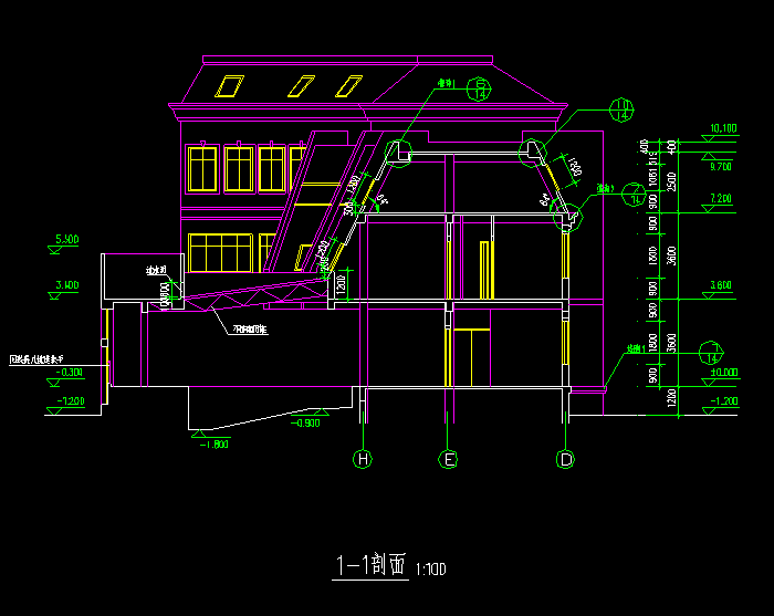 某花园多层住宅设计CAD施工图6