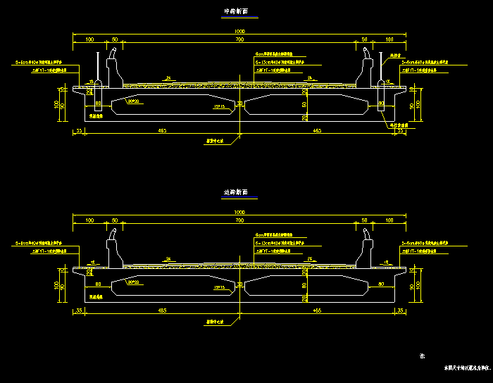 高速人行桥全套CAD施工图3
