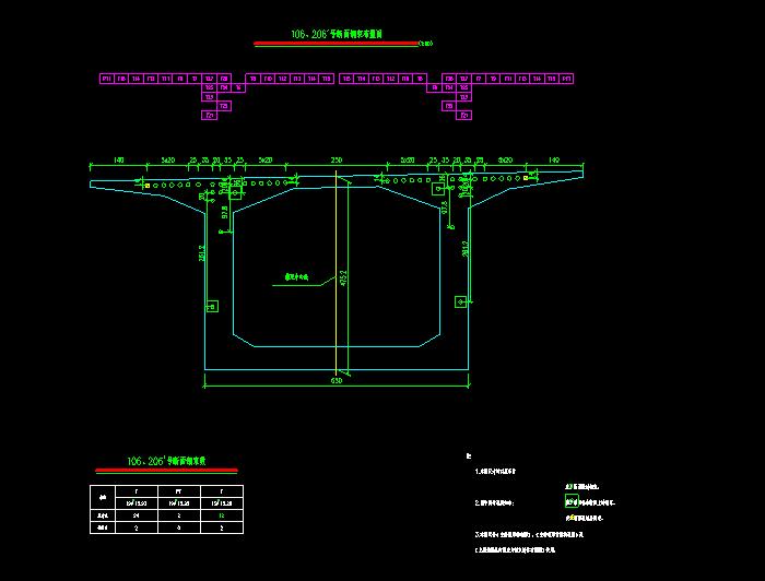 钢构古宋河大桥CAD施工图3