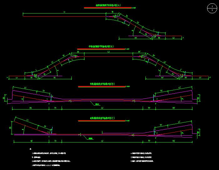钢构古宋河大桥CAD施工图4
