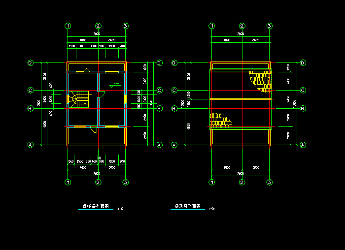 宾馆别墅建筑施工图纸2