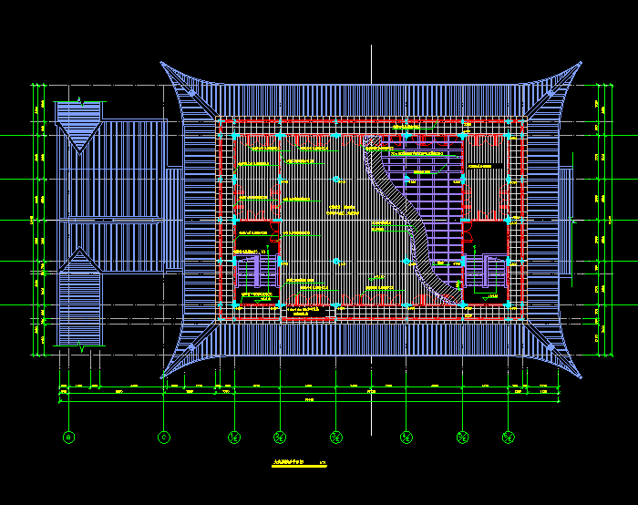 北京古典民居建筑CAD方案图2
