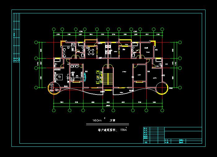 某市花园式高层住宅设计全套CAD施工图3