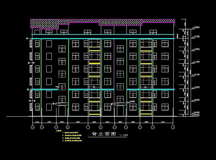 四房两厅高档住宅设计装饰CAD施工图4