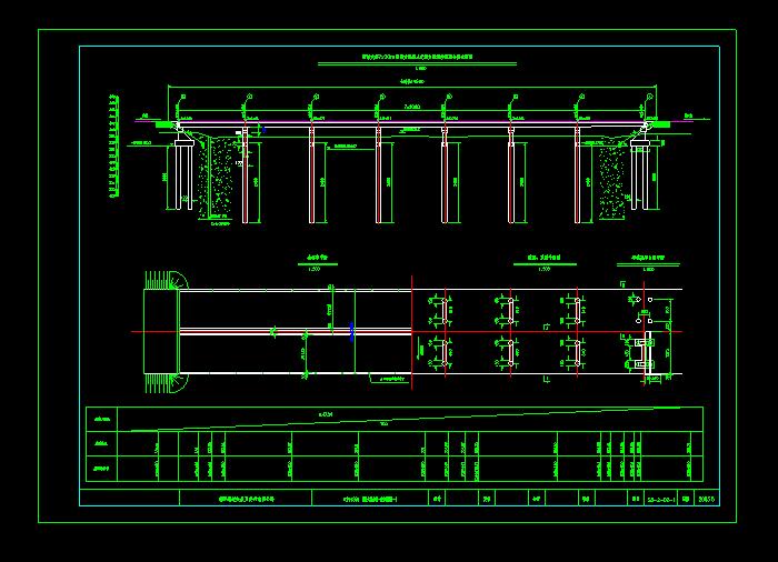 桥塔下塔柱及横梁钢筋构造CAD图纸4