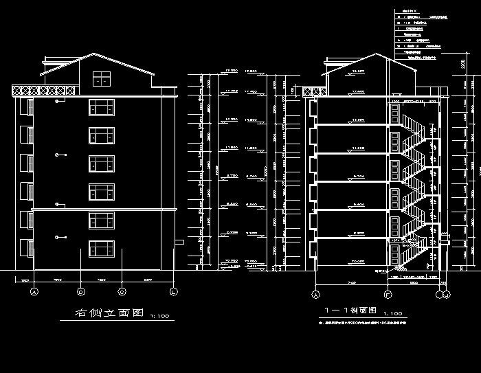 四房两厅高档住宅设计装饰CAD施工图5