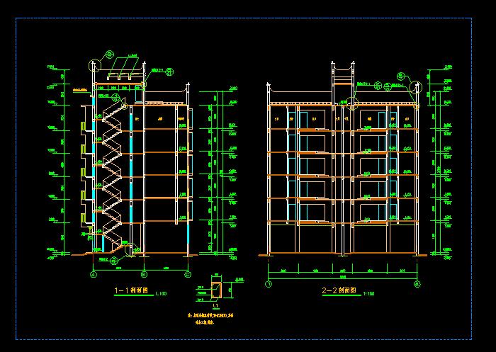6层住宅楼设计CAD施工图5