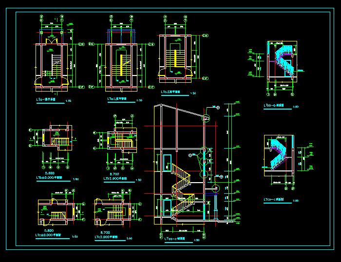 6层住宅楼设计CAD施工图6