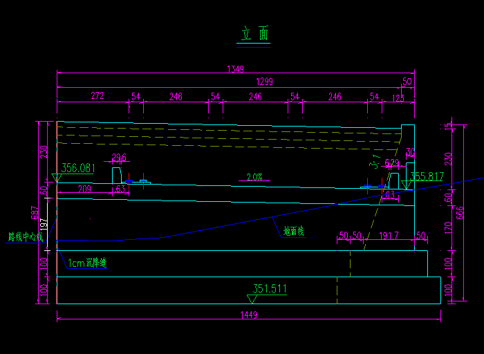 大桥箱梁承台钢筋CAD设计图纸7