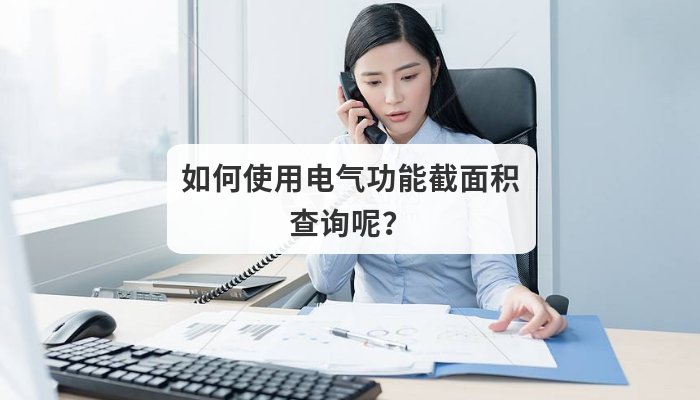 如何使用电气功能截面积查询呢？