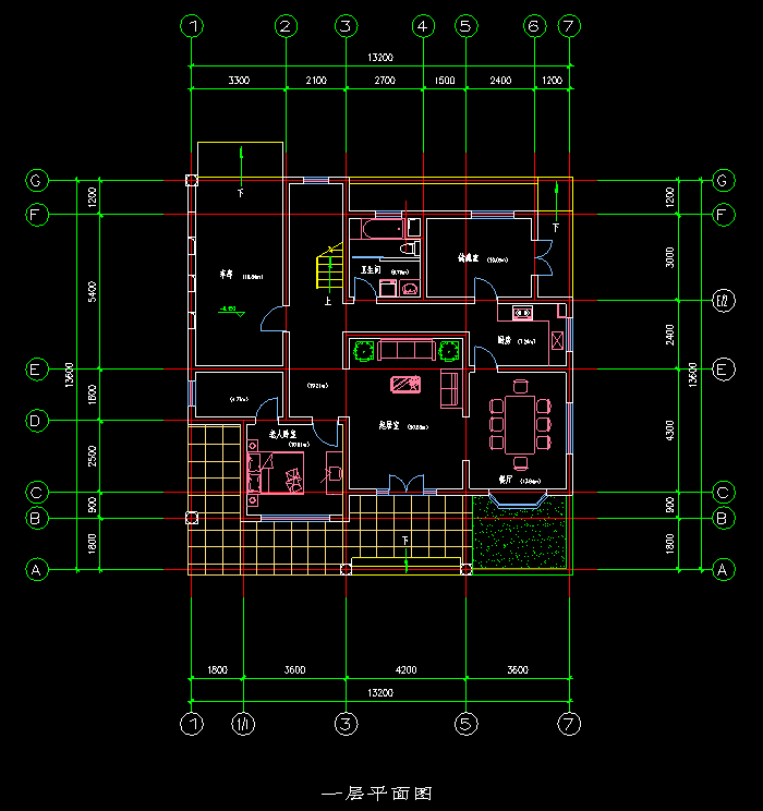 标准农民房建筑CAD设计图1