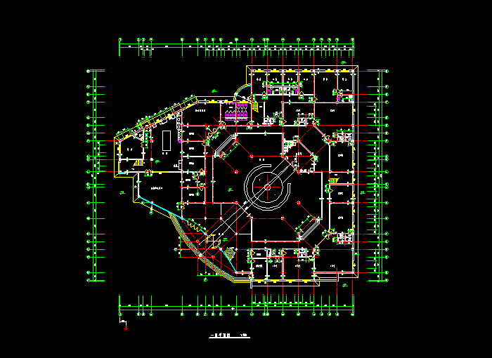 综合楼CAD设计建筑图纸3