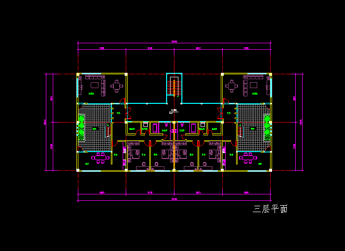 别墅全套CAD设计建筑图3