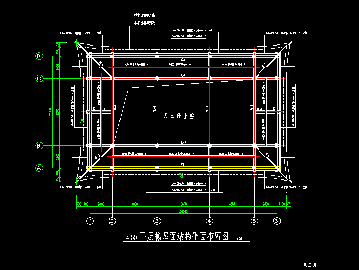 古典石桥建筑CAD施工图5