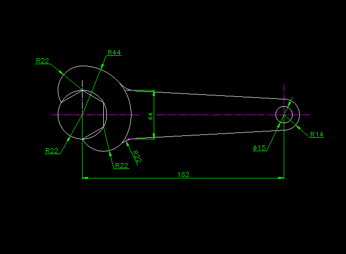 CAD绘图机械练习图纸素材1