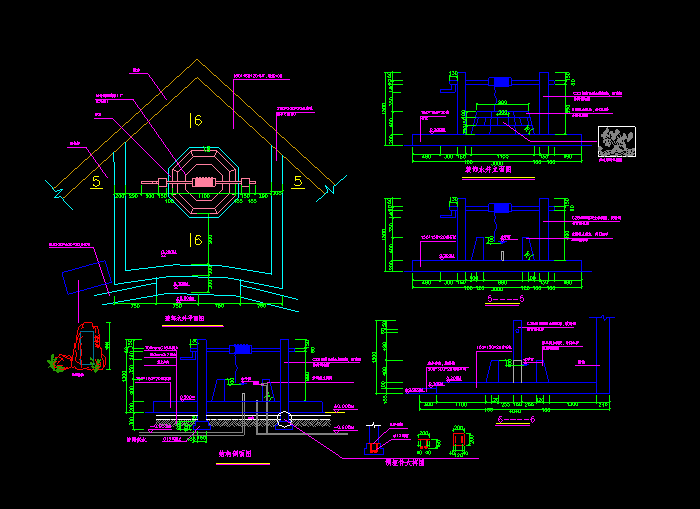 老建筑民居CAD设计建筑图纸2