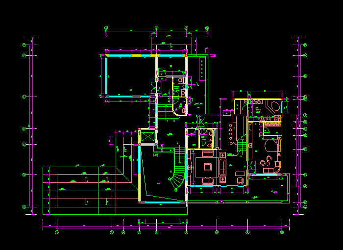 古名居建造翻新CAD设计建筑图3
