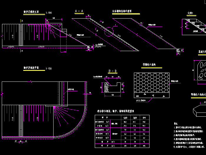 洋道坑斜大桥全套CAD图纸3