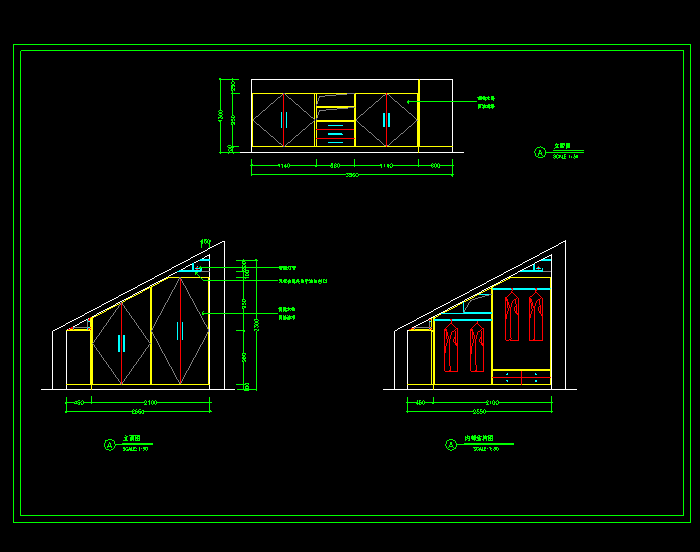 日式别墅装修CAD施工图5