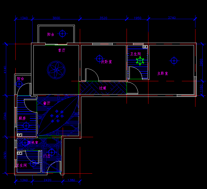 室内家居设计CAD施工图5