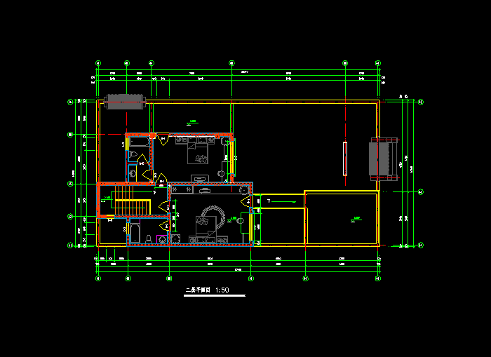四合院CAD建筑设计图5