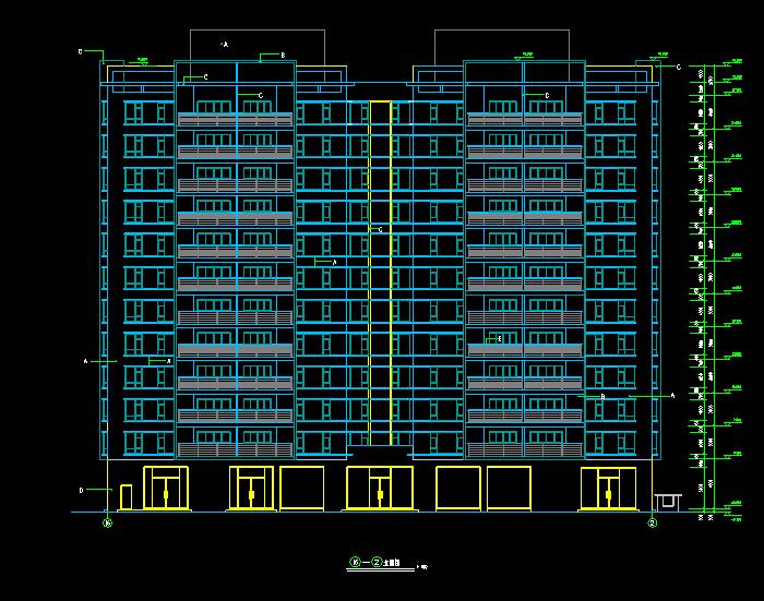CAD多种类型建筑施工图图纸6
